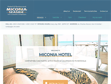 Tablet Screenshot of hotelmiconia.com